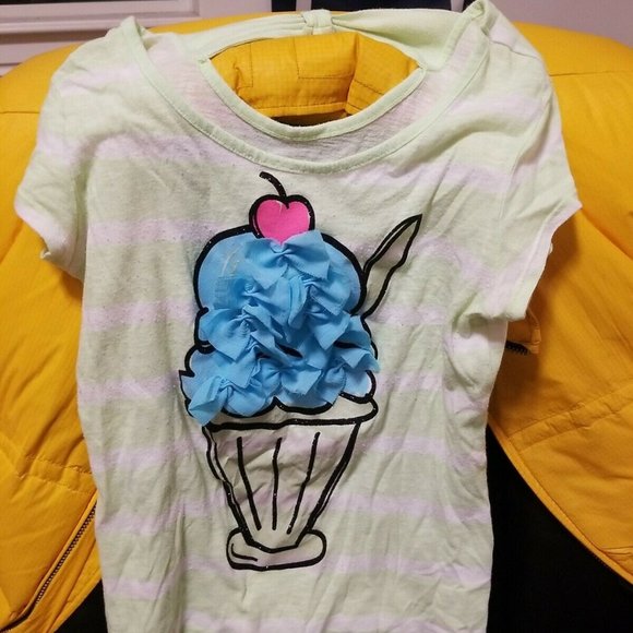Justice Brand- Set Of 2 Girls Adorable Tops - Picture 1 of 6